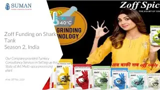 Zoff Spices || Shark Tank Funding || Spice processing plant || Fully automatic Masala Factory