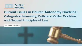 Current Issues in Church Autonomy Doctrine