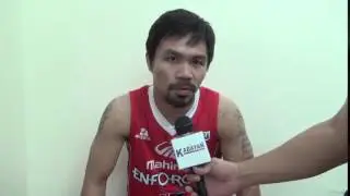 Manny Pacquiao's message to all his, and his team Mahindra Enforcers, suporters