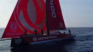 Your personal boat tour of Dongfeng by drone with Kevin Escoffier
