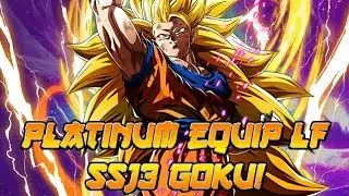 CRAZY Power-up! Platinum Equip Powered Up LF SSJ3 Goku! | Dragon Ball Legends PvP