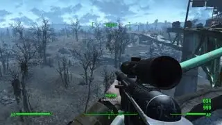 What the doggy doing? Fallout 4 funny clip