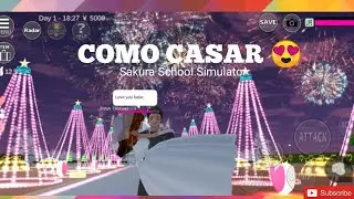 🌺 Sakura School Simulator- 😱 COMO SE CASAR!!!👰👩‍❤️‍💋‍👩 -  Cerimônia em Wedding Chapel! (Simples!)