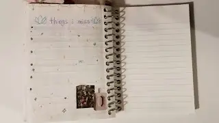 crying about things i miss (quick journal prompt idea)