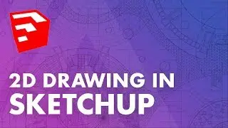 Drawing in 2D with Sketchup