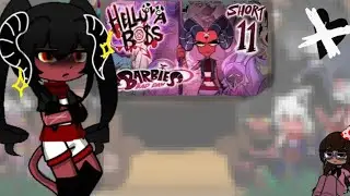 Helluva boss react to short 11😼(Barbie's bad day)#dontletthisflop #trolluva#helluvaboss #fypシ゚viral 