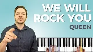 How to play 'We Will Rock You' by Queen on the piano -- Playground Sessions