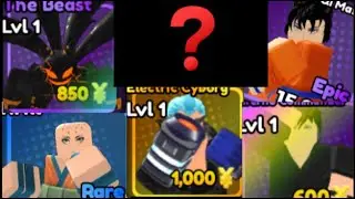 The Best Starter Units In Anime Defenders Roblox!