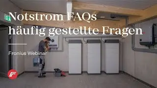 Webinar: Notstrom FAQs - häufig gestellte Fragen