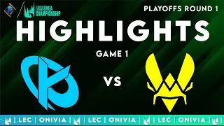 KC vs VIT Highlights Game 1 | LEC Summer Playoffs 2025 | Karmine Corp vs Team Vitality by Onivia