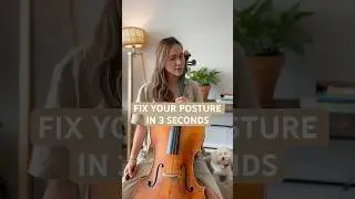 Cello Chin Rest Test: Perfect your posture in 3 seconds! #cello #suzuki #beginnercello