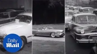 America hits the road! US car industry takes off in the 1940s - Daily Mail