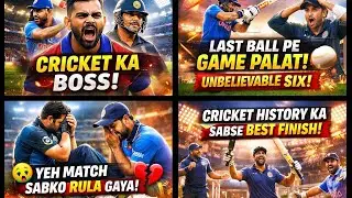 Last Ball Pe Match Palat Gaya 😍🏏 | Cricket 🏏