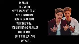 Martinez Twins - Fake Friends (Official Music Video) feat. Chad Tepper & Julian Martel lyrics