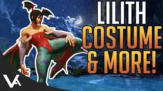 SFV - New Darkstalkers Costumes! Lilith, Donovan & Khaibit For Street Fighter 5 Arcade Edition