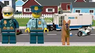 LEGO 60139 City Police Mobile Command Center Toy Truck & Bike - Smyths Toys