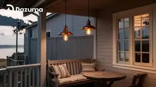 Bronze Industrial Pendant Light | Outdoor Waterproof E27 LED Ceiling Lamp