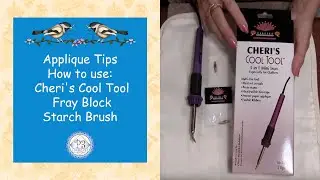 Applique Tips and techniques with Pearl - Cone Tip