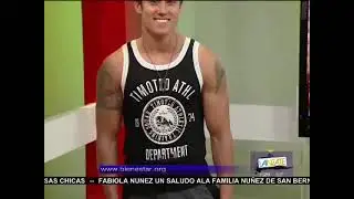 2013 BIENESTAR's LATIN FACTORY IX Art & Fashion Show. Entrevista en LAnzate de UNIVISION