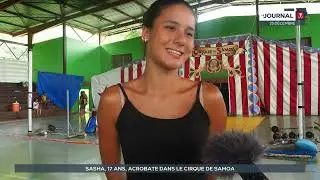 Sasha Montlahuc, danseuse suspendue au chapiteau du Cirque de Samoa