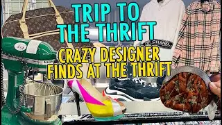 CRAZY DESIGNER FINDS AT THE THRIFT | THRIFT WITH HADRIAN | TRIP TO THE THRIFT