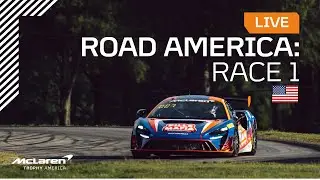 LIVE I Race 1 I Road America I McLaren Trophy America 2025