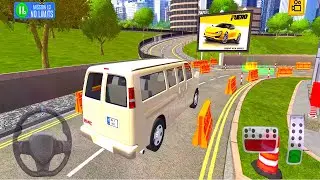Multi Floor Garage Driver Simulator #3 - Car Driving Parking Minibus Android Gameplay
