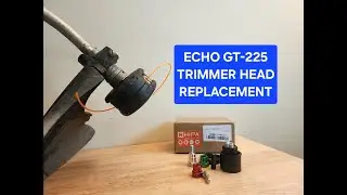 Echo GT 225 Trimmer Head Replacement and String Install
