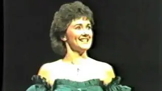 1984: Fiona Maconaghie, soprano opera singer, in the Finals of the Australian Singing Competition