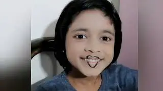 Easy Halloween makeup for kids 🎃🎃💄💄 #scaryart #scarymakeup