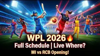 WPL 2026 Kab Shuru Hai? Full Time Table, Teams & Star Sports/JioHotstar Live