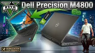 Dell Precision M4800 i7-4800MQ/k2100m full review and tested on GTA V #laptop #gta5 #dellgaming