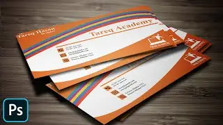 Professional Business Card Design || How To Create Visiting Card Design In Photoshop Cs6 In Bangla