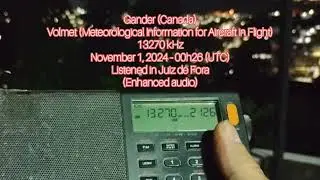 Gander Volmet, 13270 kHz USB