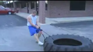 Firefighter Workout - Tire Drag - OPT For Fitness