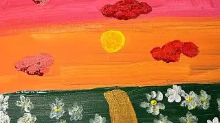 A Sunset on the Daisy Meadow #213