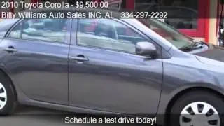 2010 Toyota Corolla LE 4dr Sedan 4A for sale in Phenix City,