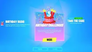 *NEW* Birthday FREE Rewards..! Fortnite Battle Royale