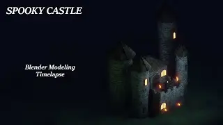 Spooky Castle | Blender Modeling Timelapse