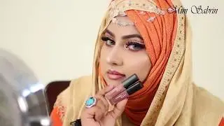 Glitter Cut Crease Party makeup Tutorial I EID UL AZHA Look 2017 I Mim Sabrin