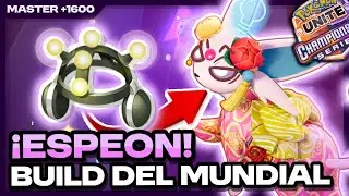 Los CAMPEONES del Mundo juegan ESPEON con REPARTIR EXP - Pokémon Unite