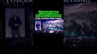 Villains Land in Magic Kingdom crowd reaction | D23 2024