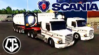 (ETS2 1.57) 🚛&iexcl;Duelo de Leyendas! Convoy de Scania 143H  y 113M por Europa