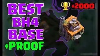 MOST EPIC Builder Hall 4 Base w/ PROOF!! |  ✔️ BEST BH4 Anti 2 Star Builder Base! | Clash of Clans