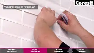 Ceresit Visage Brick effect plaster application