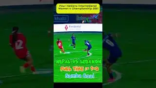 Four Nations International Women's Championship Nepal Vs Lebanon Samba Goal