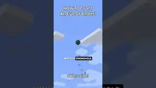 How To Craft An Eye Of Ender In Minecraft!