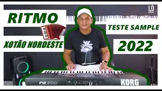 RITMO - XOT&Atilde;O NORDESTE  - TESTE SAMPLES 2022 - #tecladokorg