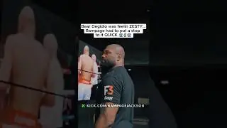 Rampage almost LOST IT after Bear Degidio CLOWNED him 😳