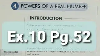 Power of a Real Number Ex.10 Pg.52 #grade10 #lebanon #math